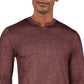Camiseta masculina com gola alta e manga curta INC International Concepts, vermelha, tamanho X-S