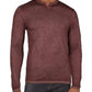 Camiseta masculina com gola alta e manga curta INC International Concepts, vermelha, tamanho X-S