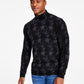 Suéter de lã com gola alta masculino Billie Regular Fit da INC International Concepts, preto, tamanho pequeno
