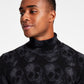 Suéter de lã com gola alta masculino Billie Regular Fit da INC International Concepts, preto, tamanho pequeno