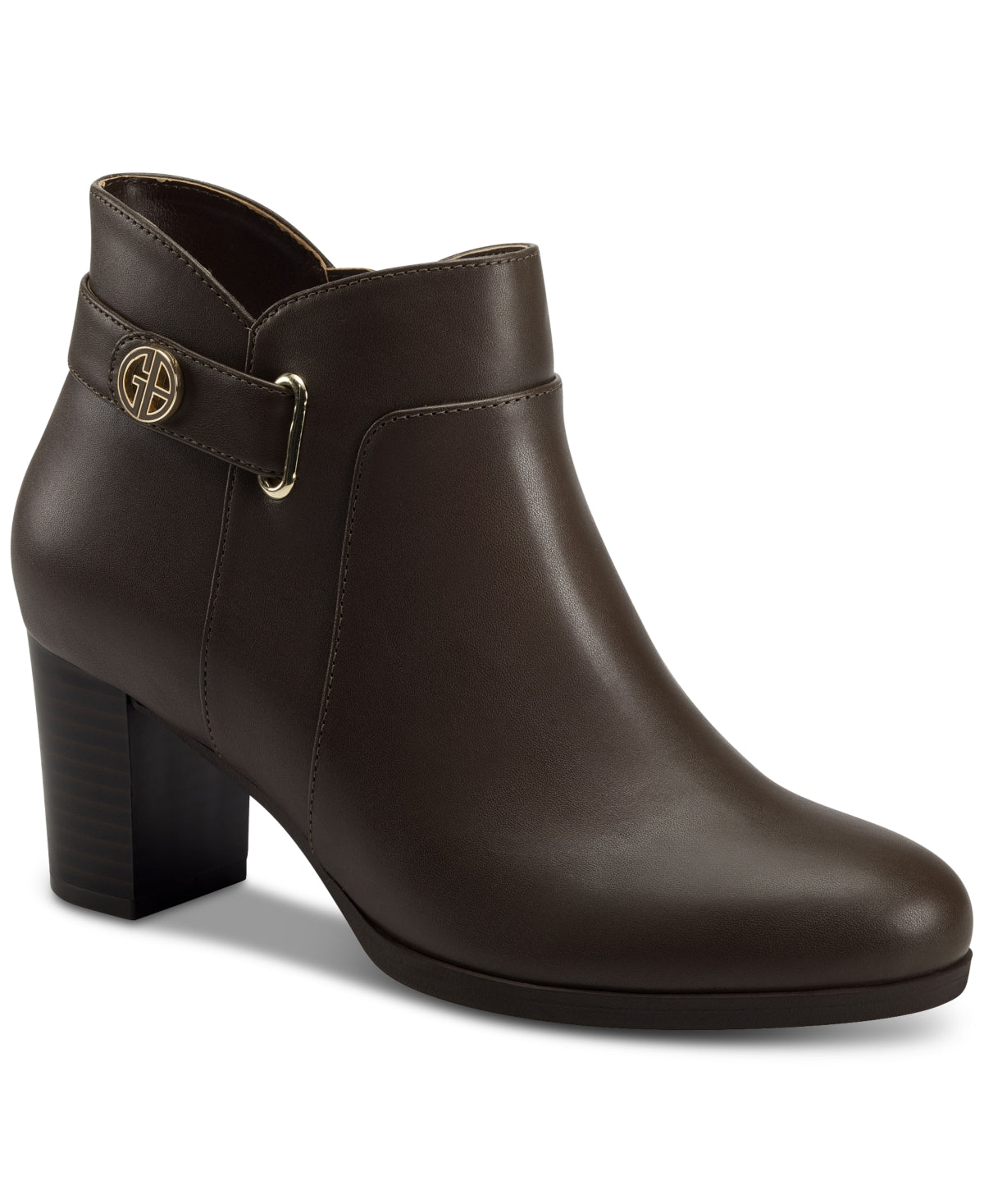 Botas femininas Giani Bernini Memory Foam Artemyss marrom tamanho 6 M