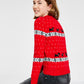 Charter Club Big Girl's Walking Scottie Holiday Sweater Vermelho Tamanho Pequeno