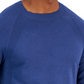 Alfani Masculino com Acabamento Ribbed Pullover e Gola Redonda Azul Tamanho X-G