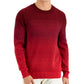 Suéter listrado ombré masculino Alfani vermelho tamanho grande