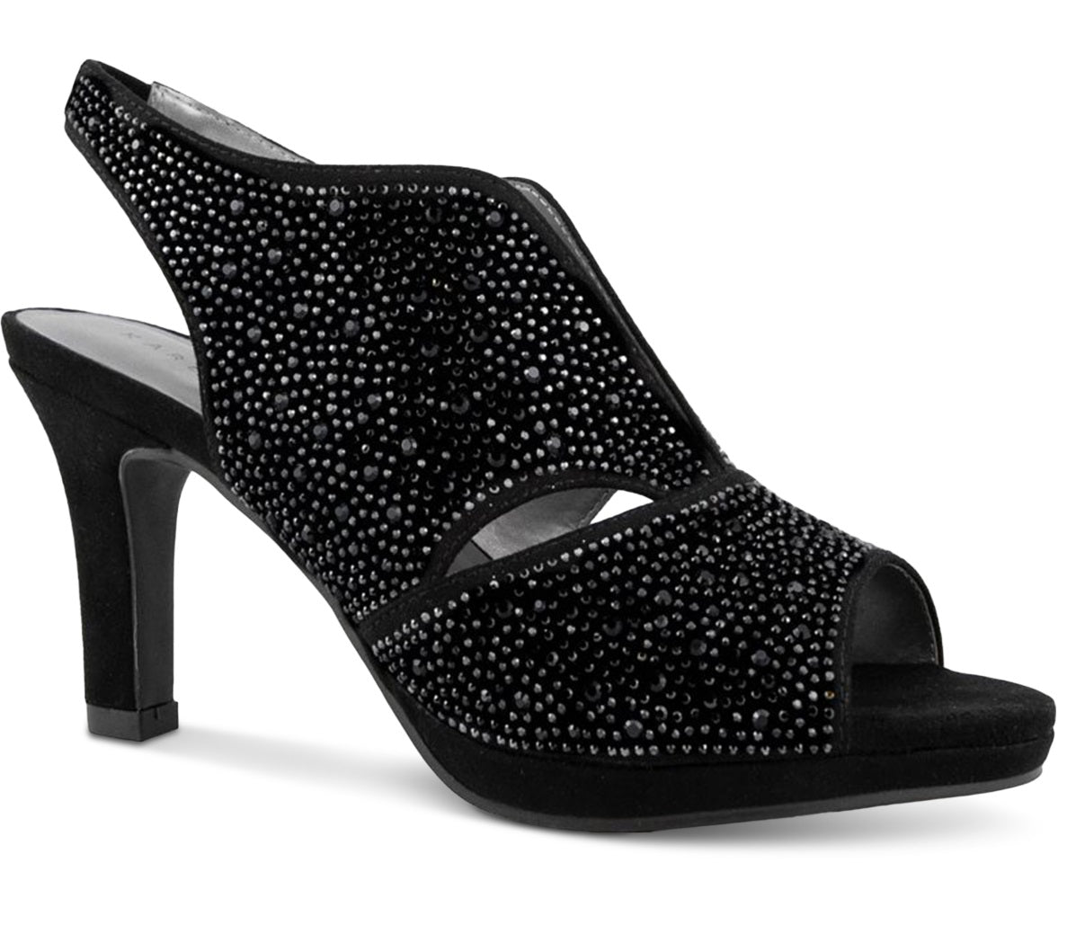 Karen Scott Brilee Peep Toe Scarpin Feminino Preto Tamanho 6,5 M
