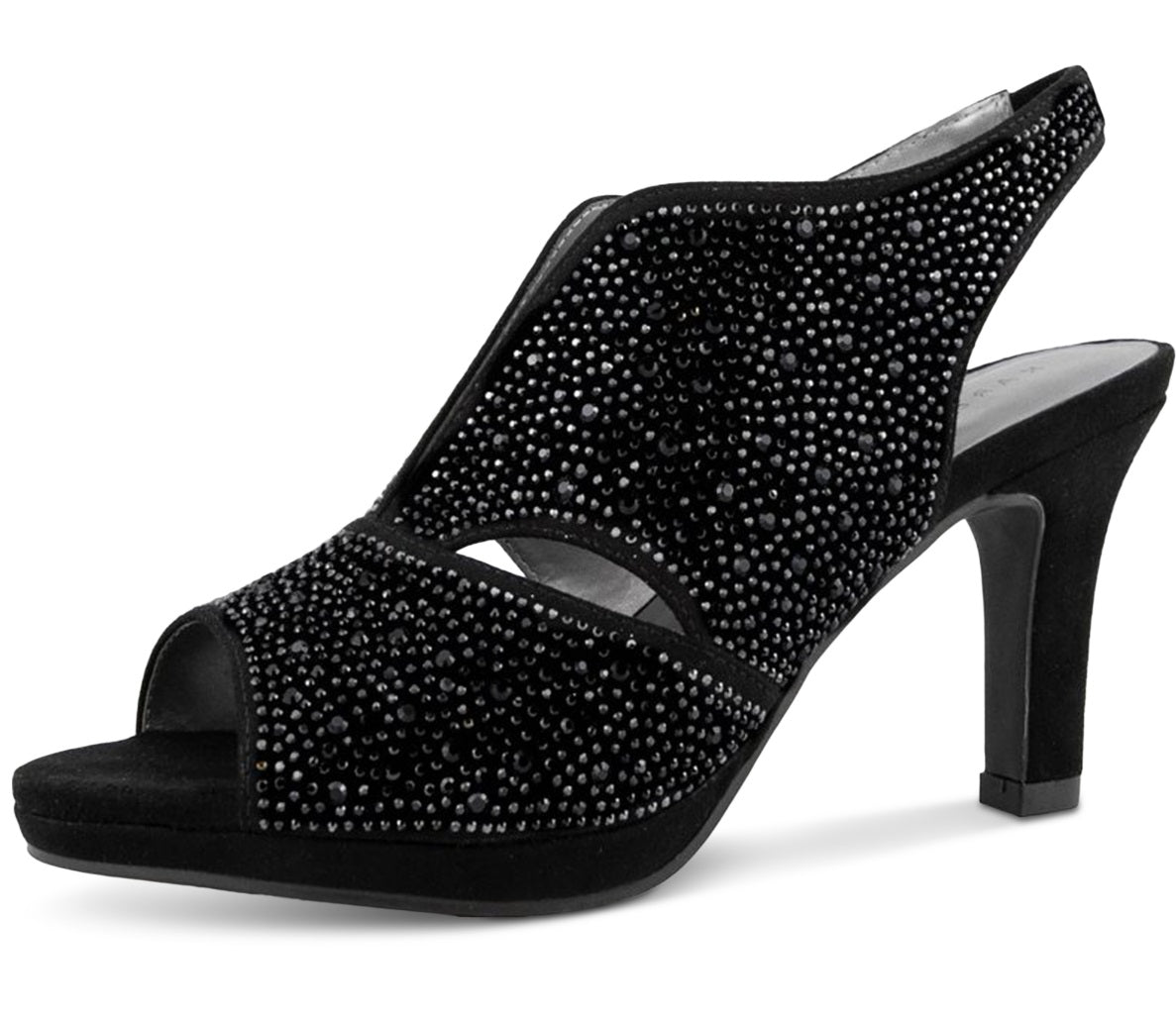 Karen Scott Brilee Peep Toe Scarpin Feminino Preto Tamanho 6,5 M