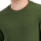 Suéter Alfani Masculino Canelado Direcional Verde Tamanho Médio