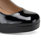 Sun + Stone Vaneciaa Mary Jane Scarpin Feminino Preto Tamanho 11 M