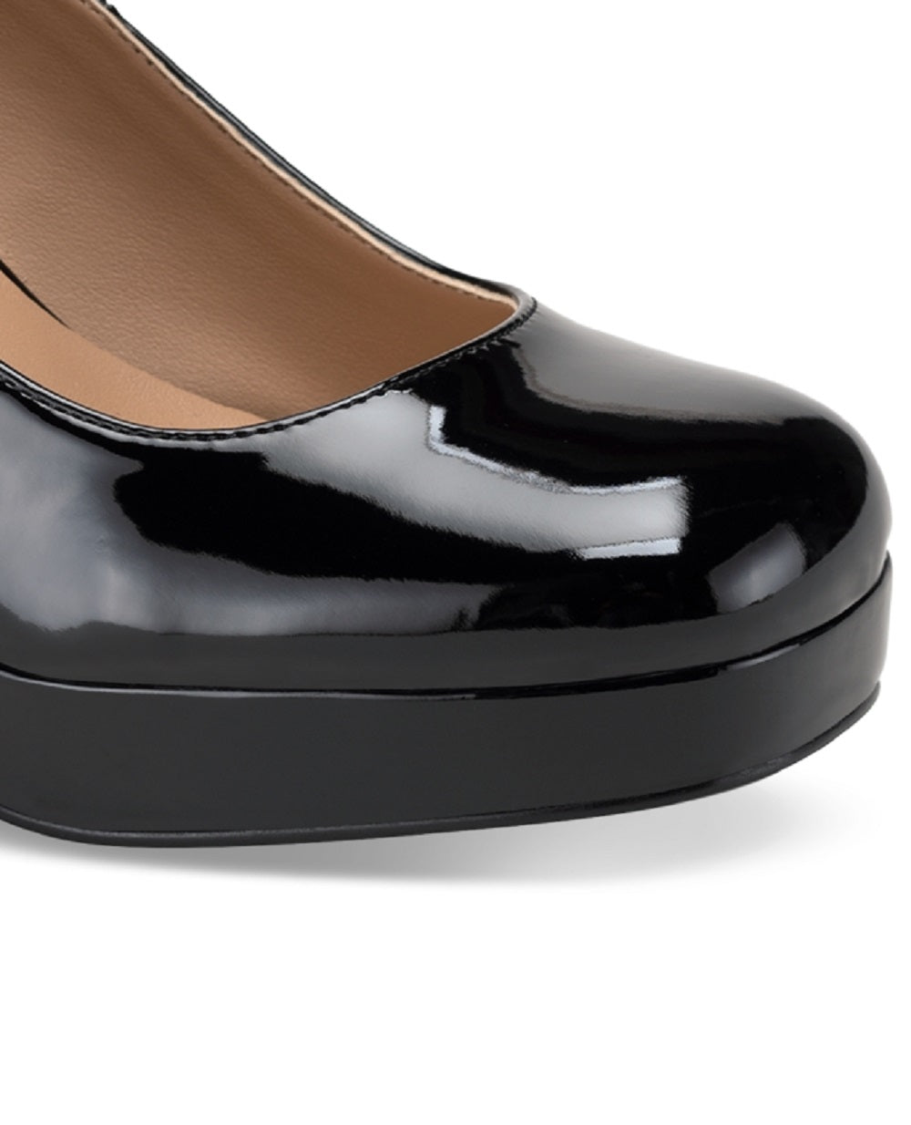 Sun + Stone Vaneciaa Mary Jane Scarpin Feminino Preto Tamanho 11 M