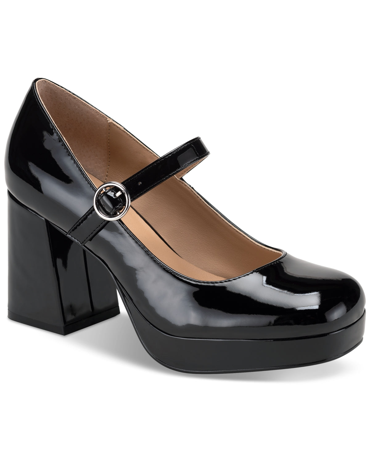 Sun + Stone Vaneciaa Mary Jane Scarpin Feminino Preto Tamanho 11 M