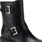 Botas femininas Lionell Moto da Sun + Stone, pretas, tamanho 7 M
