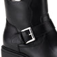 Botas femininas Lionell Moto da Sun + Stone, pretas, tamanho 9 M