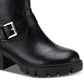 Botas femininas Lionell Moto da Sun + Stone, pretas, tamanho 9 M