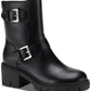Botas femininas Lionell Moto da Sun + Stone, pretas, tamanho 9 M