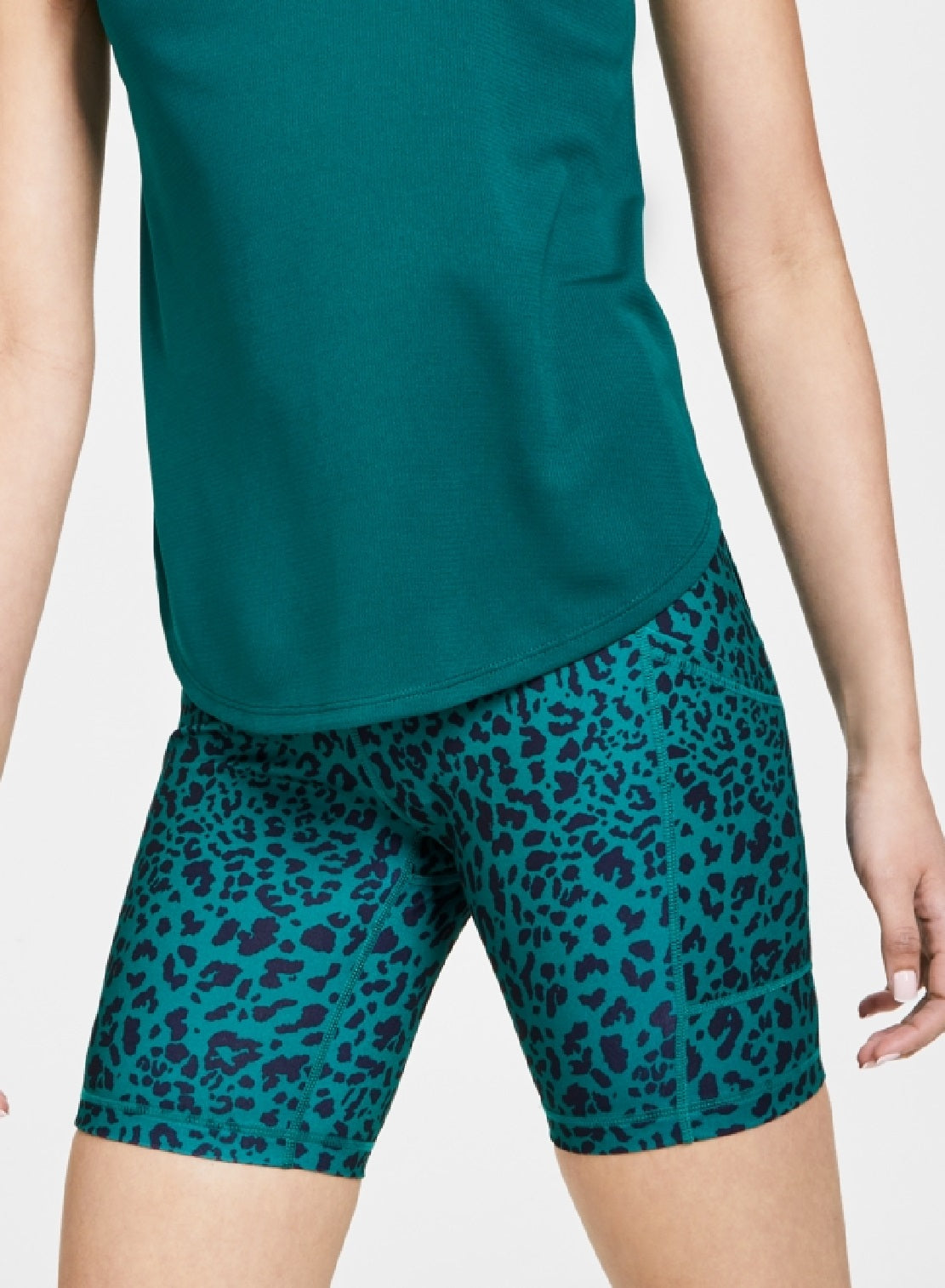 ID Ideology Regata feminina Birdseye Mesh Verde Tamanho P
