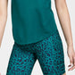 ID Ideology Regata feminina Birdseye Mesh Verde Tamanho X-G
