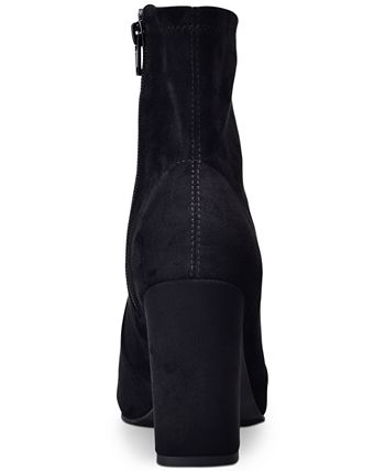 Botas femininas Wild Pair Becci Sock, pretas, tamanho 8,5 M