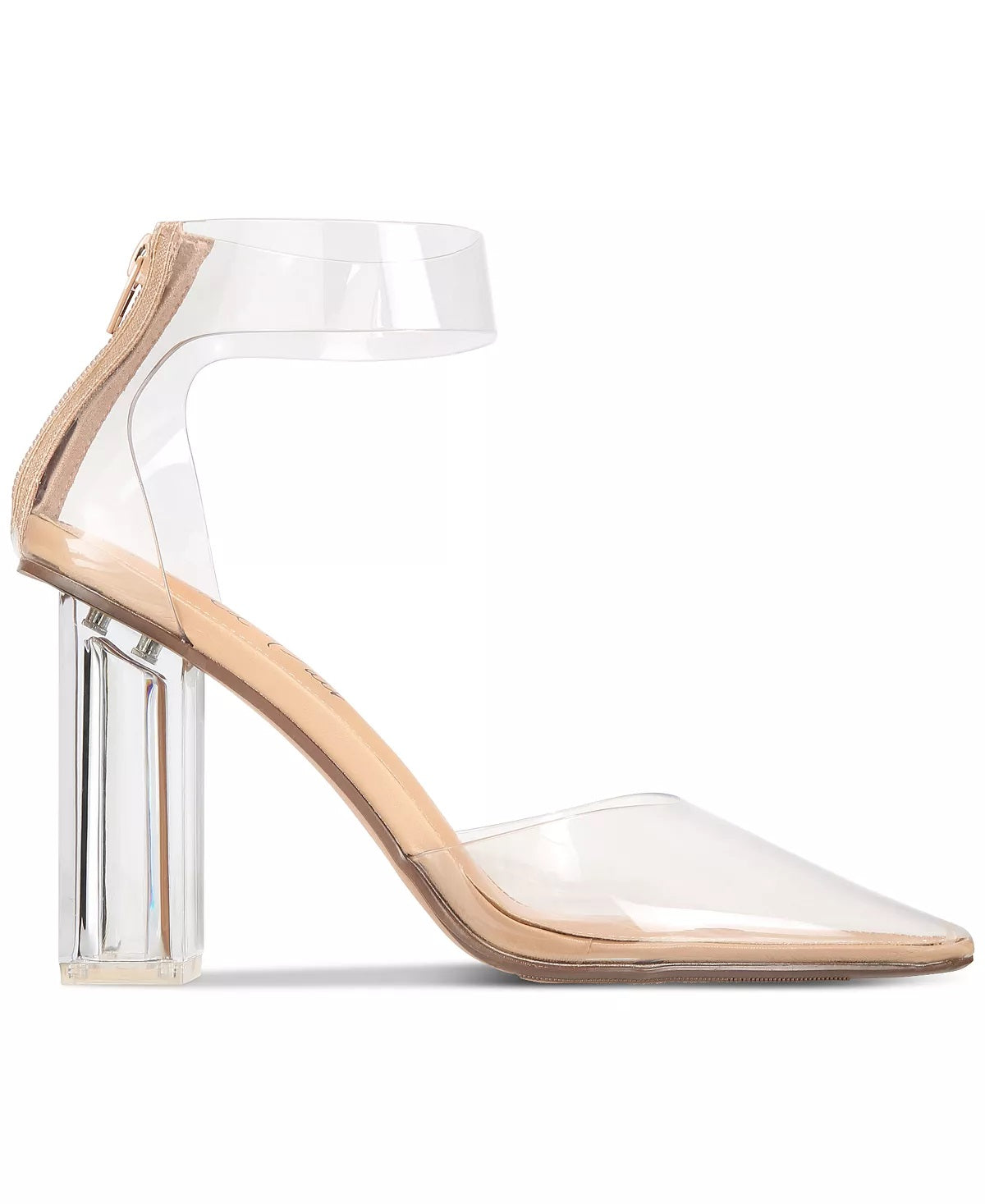 Wild Pair Dellie Ankle Strap Scarpin Feminino Marrom Tamanho 7,5 M