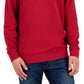 Suéter de lã sprilite com gola xale masculino Club Room, vermelho, tamanho grande