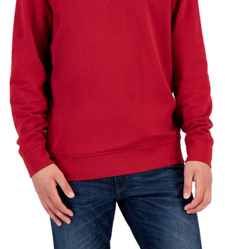 Suéter de lã sprilite com gola xale masculino Club Room, vermelho, tamanho grande