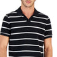 Camisa Polo Masculina Club Room Johnny Collar Preta Tamanho Grande