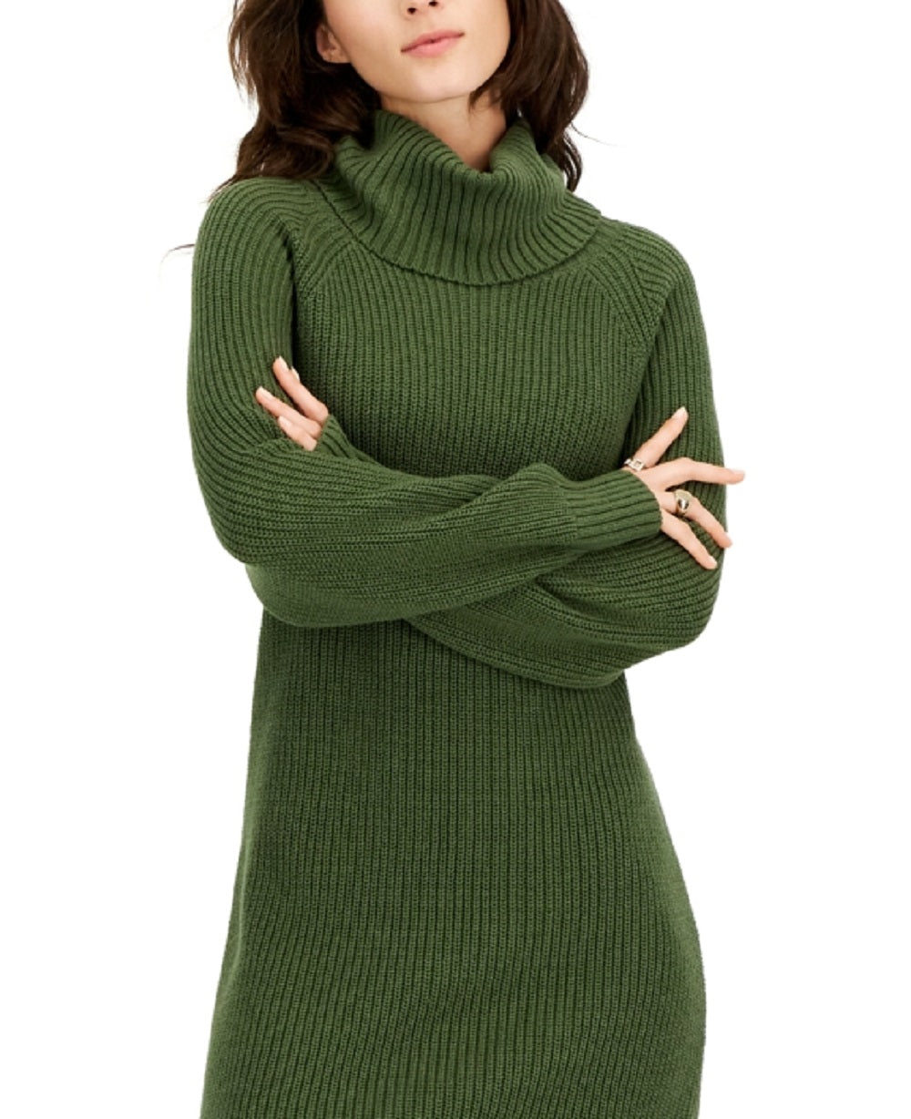 Vestido suéter feminino de gola alta INC International Concepts, verde, tamanho XX-G