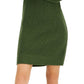 Vestido suéter feminino de gola alta INC International Concepts, verde, tamanho XX-G