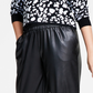 Suéter feminino Bar III Cheetah Jacquard preto tamanho grande