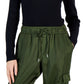 Suéter feminino canelado com ombros bufantes da INC International Concepts, preto, tamanho X-G