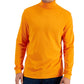 Camisa de gola alta sólida masculina Club Room laranja tamanho grande