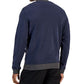 Jaqueta masculina Alfani com zíper frontal, azul, tamanho médio