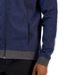 Jaqueta masculina Alfani com zíper frontal azul tamanho X-G