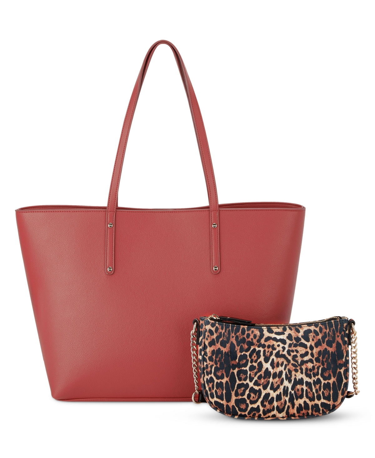 INC International Concepts Zoiey 2 1 Tote Feminina Vermelha Tamanho Regular