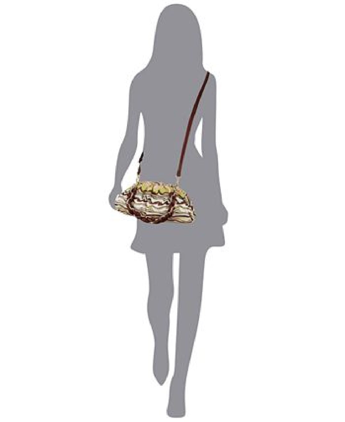 INC International Concepts Clutch Feminina Marrom Tamanho Regular