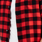 Camisa de flanela xadrez masculina Club Room, tamanho XX-G, tamanho regular, vermelha