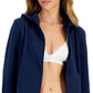 Jaqueta feminina ID Ideology Fleece Full Zip Azul Tamanho P