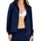 Jaqueta feminina ID Ideology Fleece Full Zip Azul Tamanho P