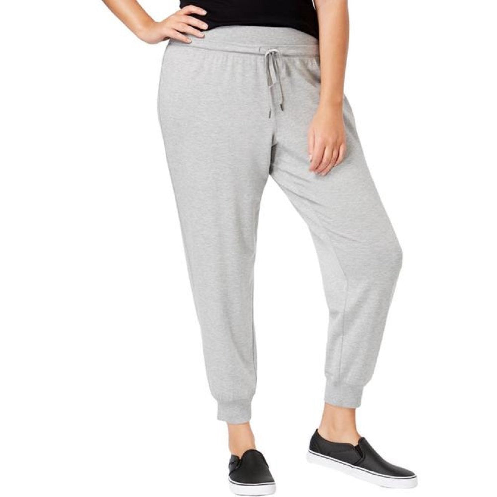 Calça jogger feminina ID Ideology Fleece cinza tamanho XL