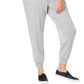 Calça jogger feminina ID Ideology Fleece cinza tamanho XL