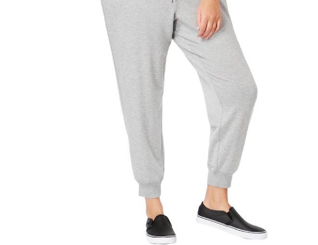 Calça jogger feminina ID Ideology Fleece cinza tamanho XL
