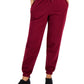 Calça jogger feminina ID Ideology Fleece vermelha tamanho grande