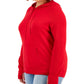 Suéter com capuz feminino Style &amp; Co vermelho tamanho 0X