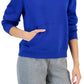 ID Ideology Moletom com capuz feminino liso azul tamanho grande