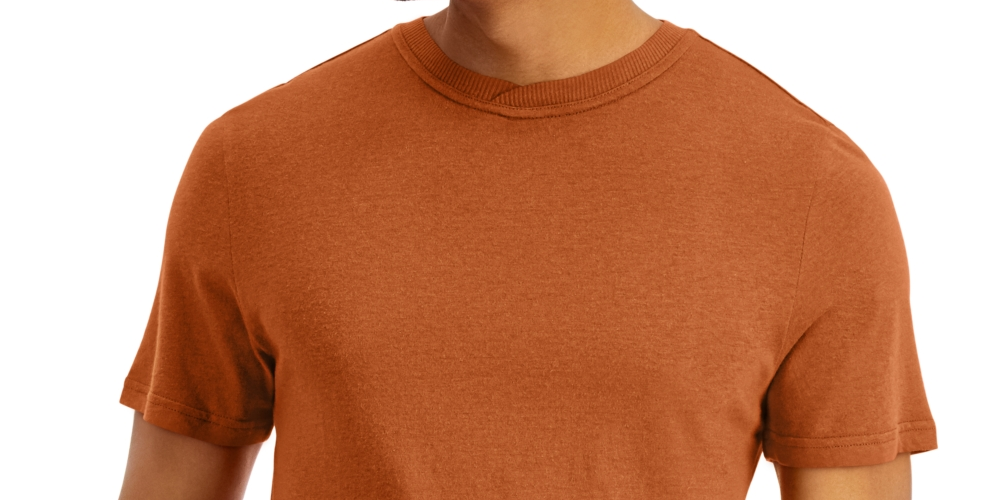 Camiseta de pijama masculina Club Room laranja tamanho grande