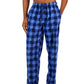 Calça de pijama de lã aconchegante masculina Club Room, azul, tamanho XX-G