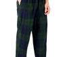 Calça de pijama de lã aconchegante masculina Club Room, verde, tamanho extragrande