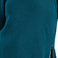 Suéter túnica feminino de malha waffle com zíper lateral, azul, tamanho pequeno, da INC International Concepts
