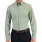 Camisa social masculina Club Room Slim Fit com elasticidade em 4 direções, verde, tamanho pequeno