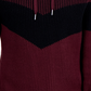 Suéter com capuz masculino colorblock da INC International Concepts, vermelho, tamanho XX-G