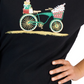Karen Scott Blusa Feminina Manga Longa para Festas, Preta, Tamanho Grande